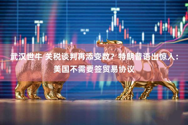 武汉世牛 关税谈判再添变数？特朗普语出惊人：美国不需要签贸易协议