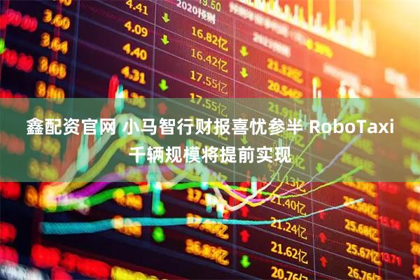 鑫配资官网 小马智行财报喜忧参半 RoboTaxi千辆规模将提前实现